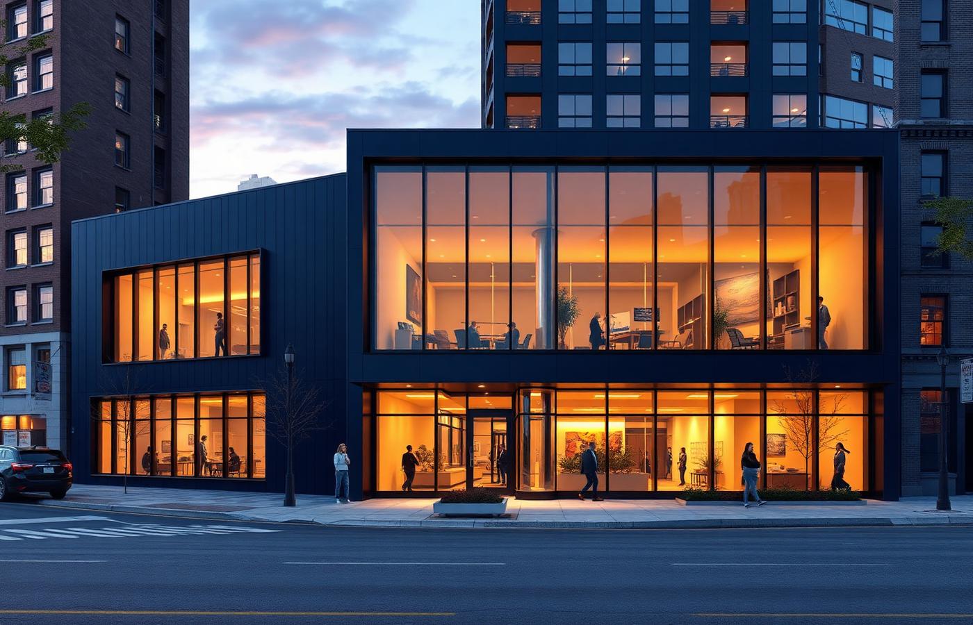 Concept rendering of The Hub